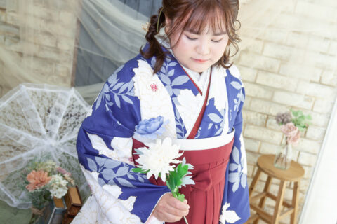 土日は袴展示会開催