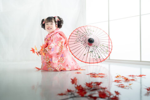 とびきりの笑顔で七五三のお祝いです😁🍁　イオンモール出雲店