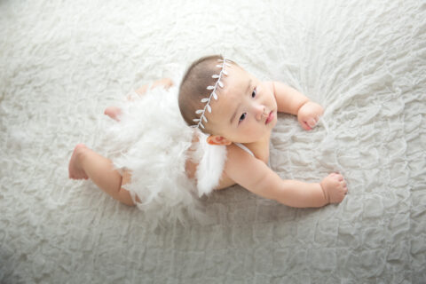 天使ちゃんが来てくれました👼とってもかわいいです💗