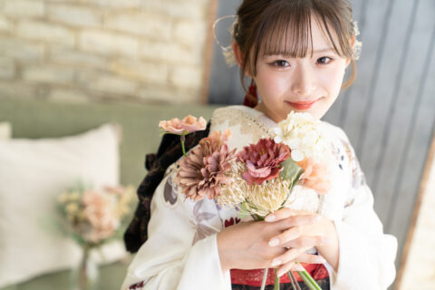 成人式の前撮り・後撮りプランございます