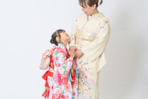 七五三撮影はご家族もお着物で